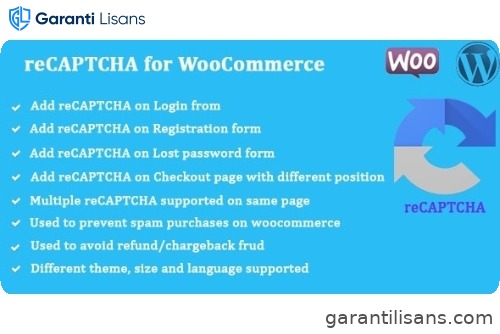 reCAPTCHA for WooCommerce