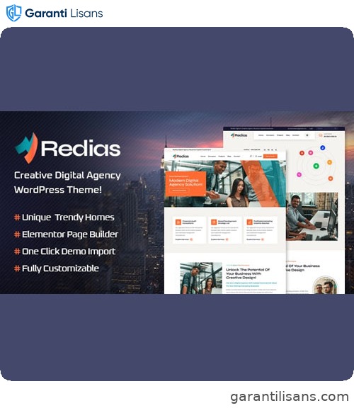 Redias – Creative Digital Agency WordPress Theme