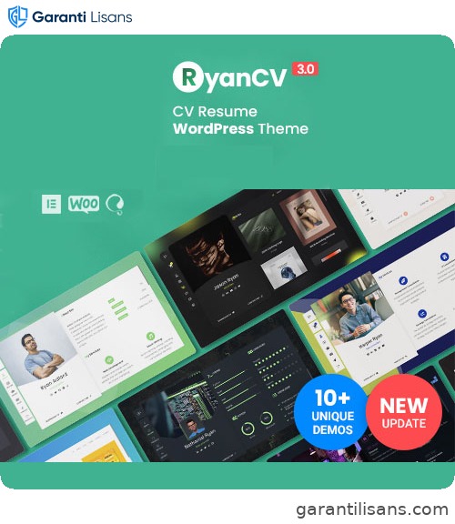 RyanCV – Resume WordPress Theme