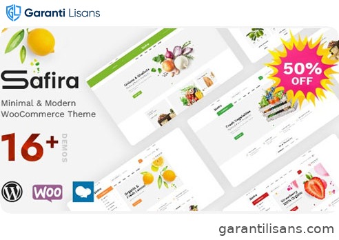 Safira – Food & Organic WooCommerce WordPress Theme