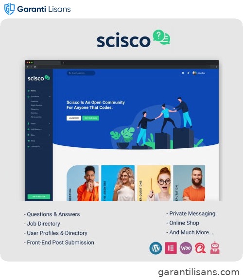 Scisco – Questions and Answers WordPress Theme