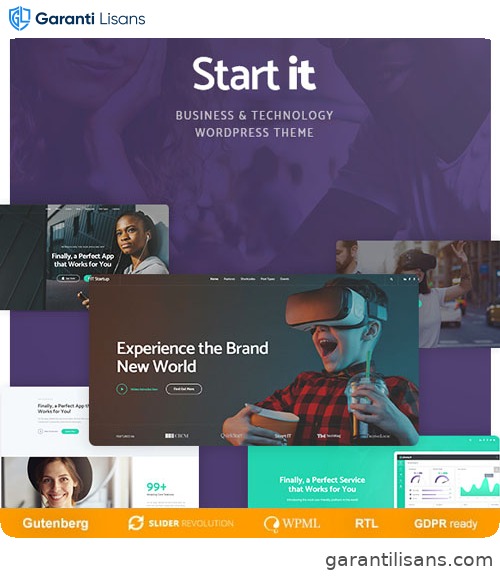 Start It – Technology & Startup WordPress Theme