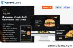 Superv -Restaurant Website CMS & Management System with Food Order