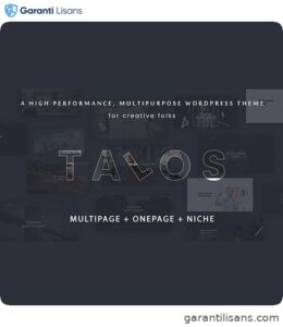 Talos – Creative Multipurpose WordPress Theme