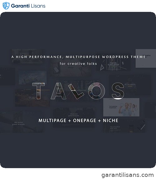 Talos – Creative Multipurpose WordPress Theme
