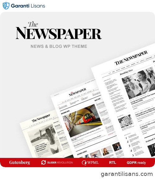 The Newspaper – Magazine Editorial WordPress Theme