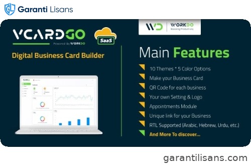 vCardGo SaaS – Digital Business Card Builder