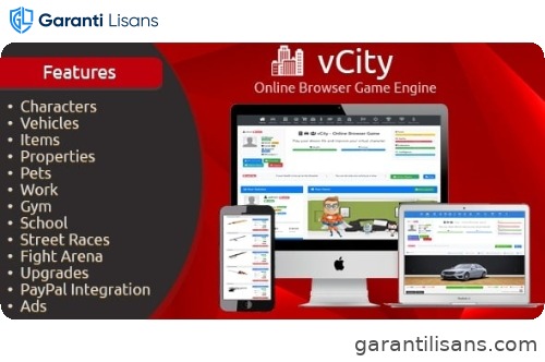 vCity – Online Browser Game Platform