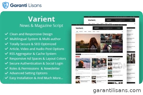 Varient – News & Magazine Script