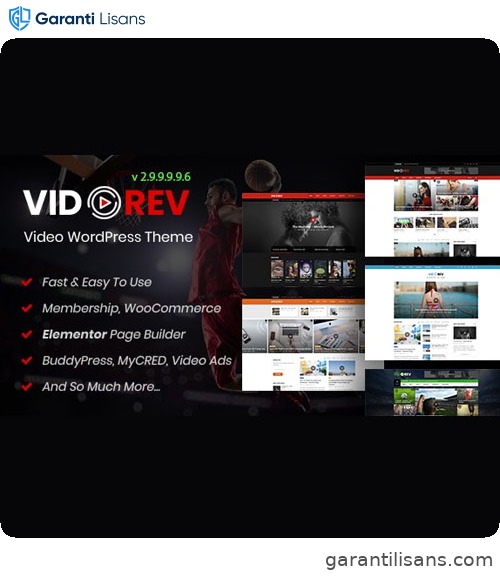 VidoRev – Video WordPress Theme
