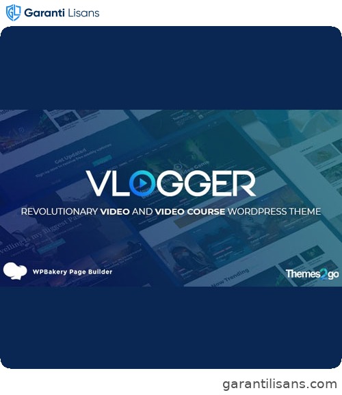 Vlogger: Professional Video & Tutorials WordPress Theme