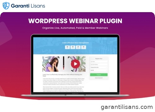 WebinarPress Pro – WordPress Webinar Plugin