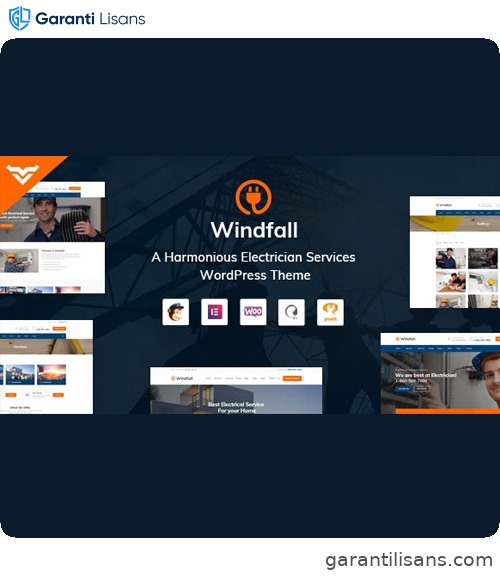 Windfall – Electrician Services WordPress Theme