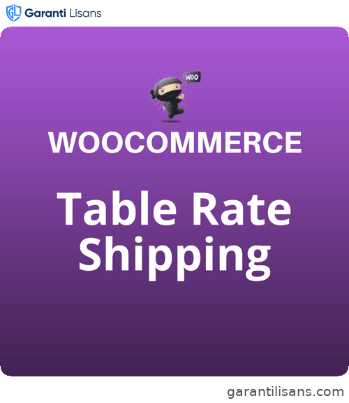 Table Rate Shipping for WooCommerce