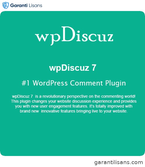 wpDiscuz – #1 WordPress Comment Plugin