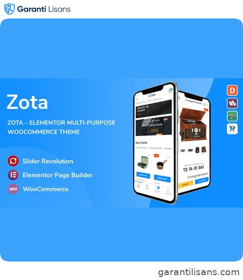 Zota – Elementor Multi-Purpose WooCommerce Theme